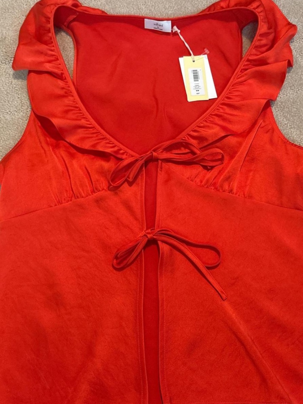 Aritzia Tonka Red Top